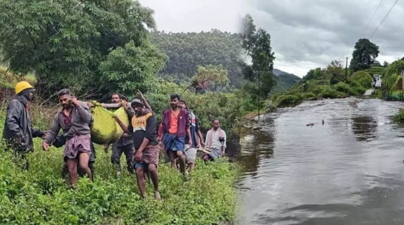 ഇടുക്കിയിൽ കനത്ത മഴയെ തുടർന്നുണ്ടായ മണ്ണിടിച്ചിലിൽ രണ്ട് പേർക്ക് ദാരുണാന്ത്യം